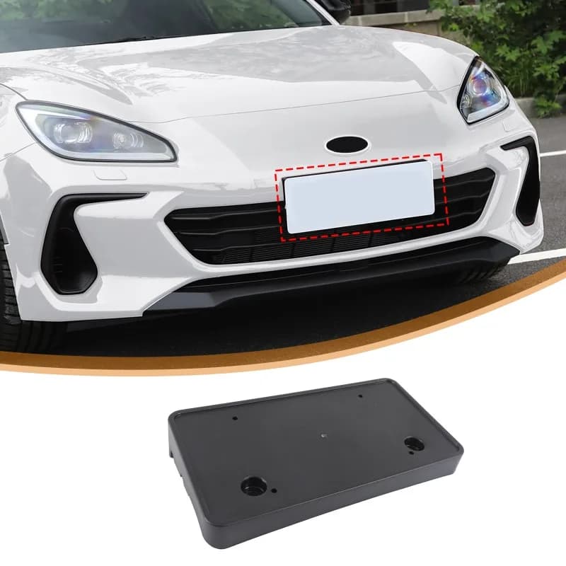 ABS License Plate Mount Holder Front Bumper License Plate Holder For Subaru BRZ 2022-2026+ US Version Car Exterior Accessories