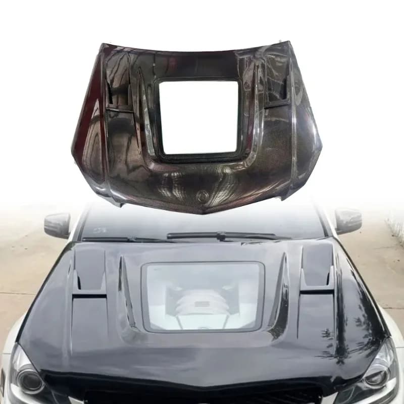 Factory Custom Carbon Fiber C204 Hood for Mercedes-Benz C-Class W204 C63 AMG Coupe/Sedan 2012-2014