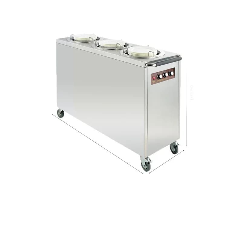 Stainless steel single and double heads, disc warmer disinfection drying disc insulation truck c