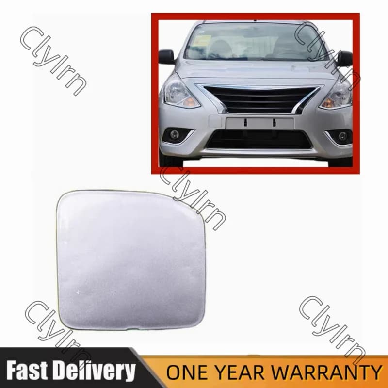 Front Bumper Tow Hook Cover Cap Towing Eye For Nissan Versa Sedan Accessories 2015 2016 2017 2018 622A0-9KM0H 622A09KM0H
