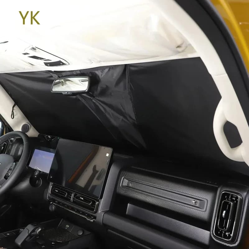 Silver Tape Car Front Glass Sunshade Sunscreen UV Protection Sunshade Interior Car Accessories For Haval Mastodon 2023-2024
