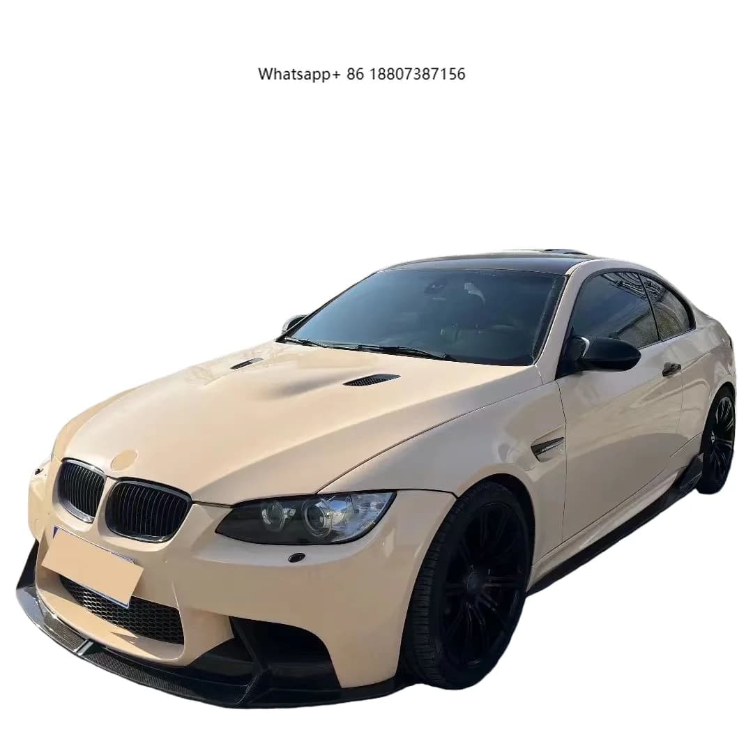 ForBMW M3 Modification and Upgrade:carbon Fiber Front and Rear Spoilers, Trunk Lid, Fenders, Body Kit,Wing,and Diffuser.