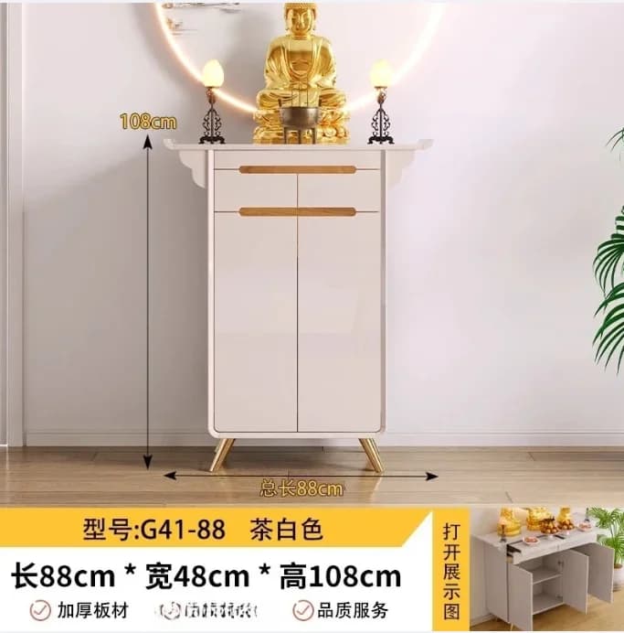 r5.20 Altar Incense Case for Home Use Modern Altar  Shrine  Chinese Style Standing Cabinet Simple God of Wealth Altar God Table