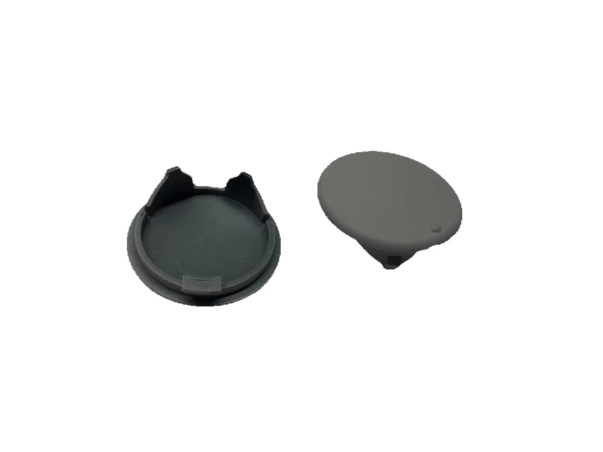 High Performance   Hardtop Latch Rollbar End Cap Graphite Grey 2 Pcs For Porsche 911 996 997 99655545700c50