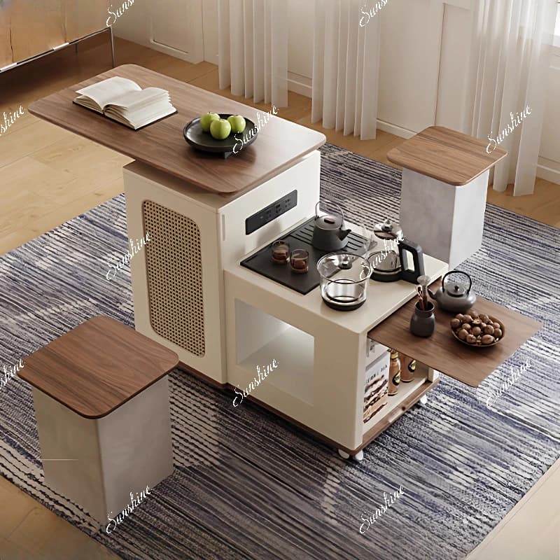 Movable home sofa side several one balcony tea table chair combination