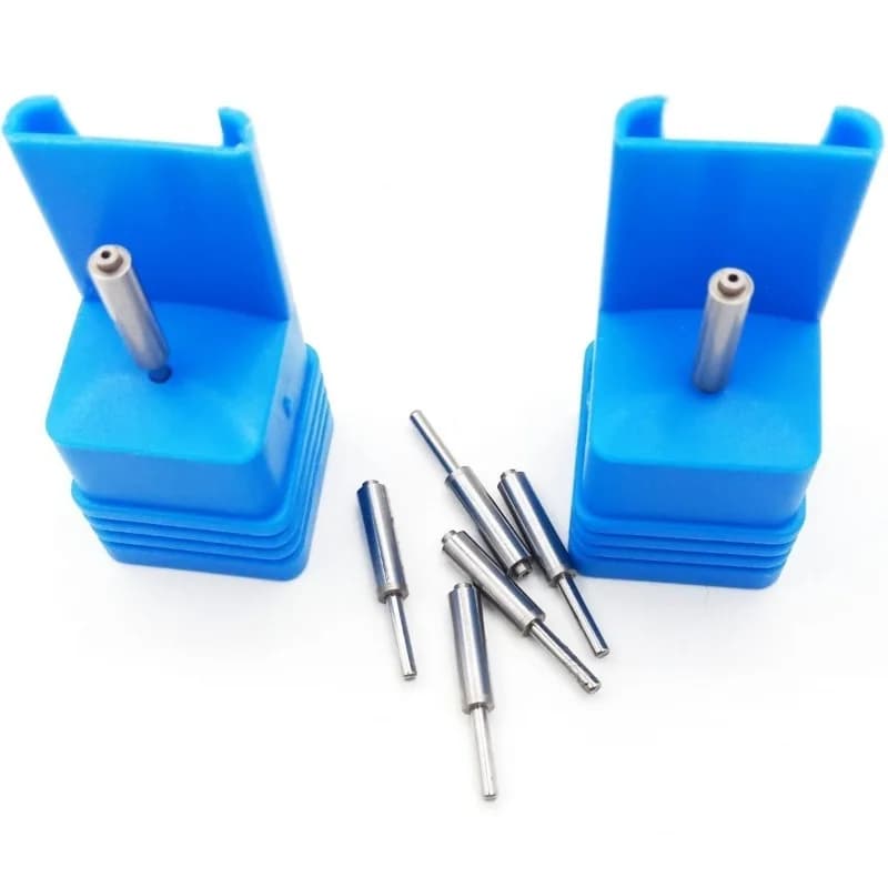2Pcs Lab High-speed Mobile Phone Center Shaft Collet Machine Core Accessories Press 3-lobed Spring Chuck Universal Model 12.7mm