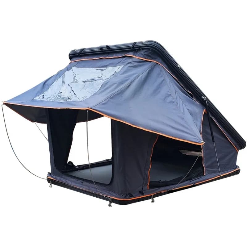 Aluminum alloy triangular roof tent hydraulic automatic car car car tent outdoor self-driving tour roof tent