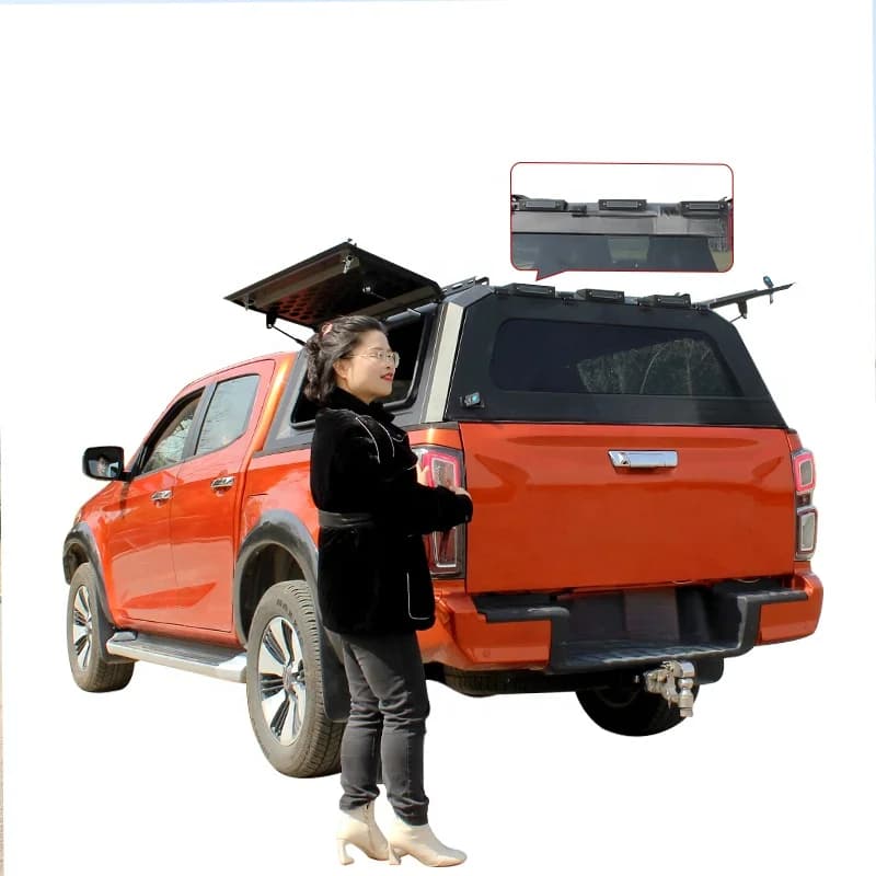 Car Accessories Heavy Duty Waterproof 4x4 Lockable Hardtop Pickup Canopy for Shark6 Gladiator NP300