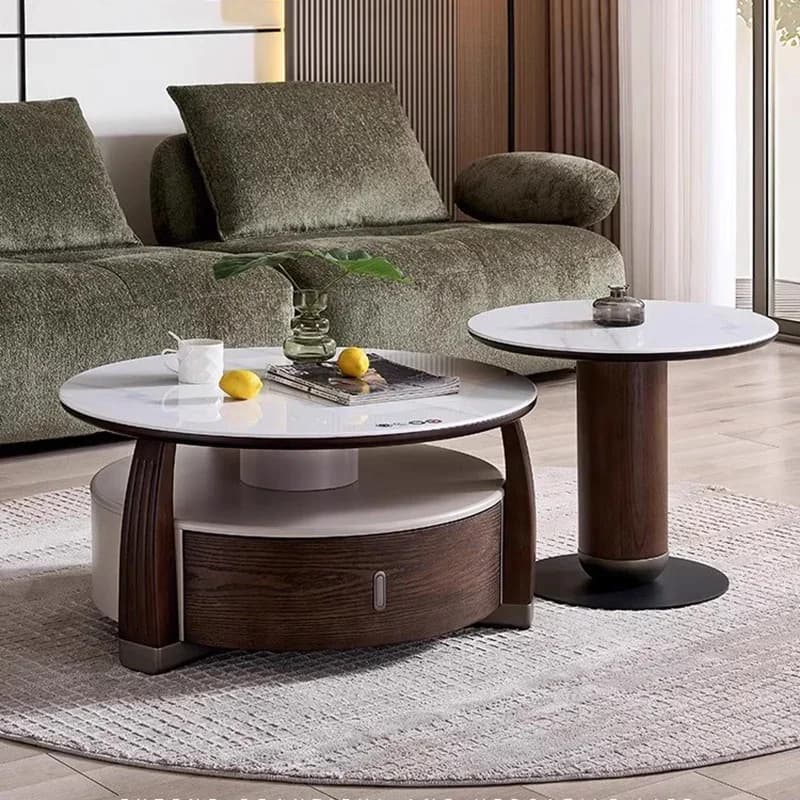 For Round Cute Coffee Table Transform Cheap Designer Drawers Accessories Side Table Bedroom Mini Minimalist Living Room
