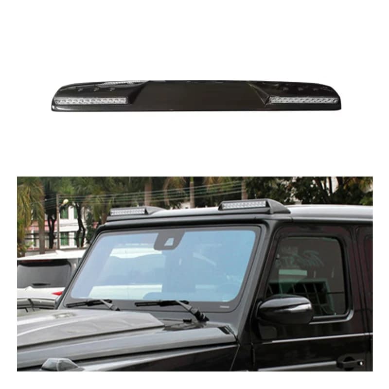 Oem Dry Car Carbon Fiber Body Kit Roof Light Spoiler for Mercedes Benz G W463 2019 + Roof Light Cover
