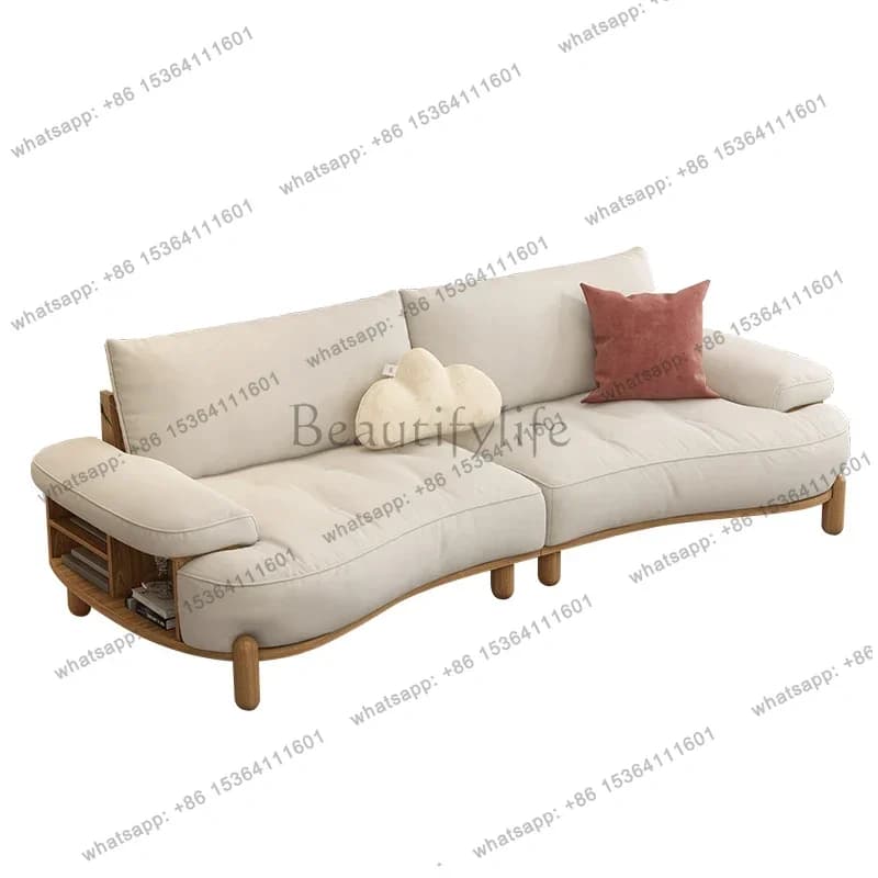 LSModern Cute Foam Sofa Modern Europe Girl 3 Seater White Sofa Reading Designer Muebles Para Dormitorio Living Room Furniture