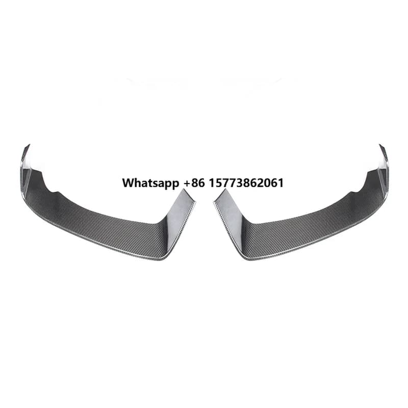 High Quality PT Style Dry Carbon Fiber Auto Accessories Bumper Front Splitter for  F8 Carbon Splitter