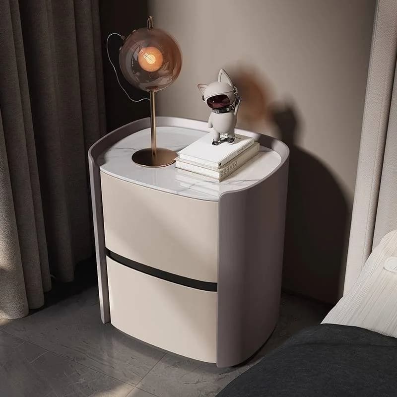 Lowprofile Bedroom Bedside Table Aesthetic Vintage Minimalist Salon Bedside Table Dressers White Mesitas De Noche Furniture