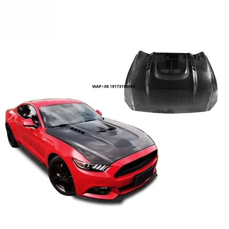 15-17 Models of for Mustang with Modified MBJ Carbon Fiber Hood