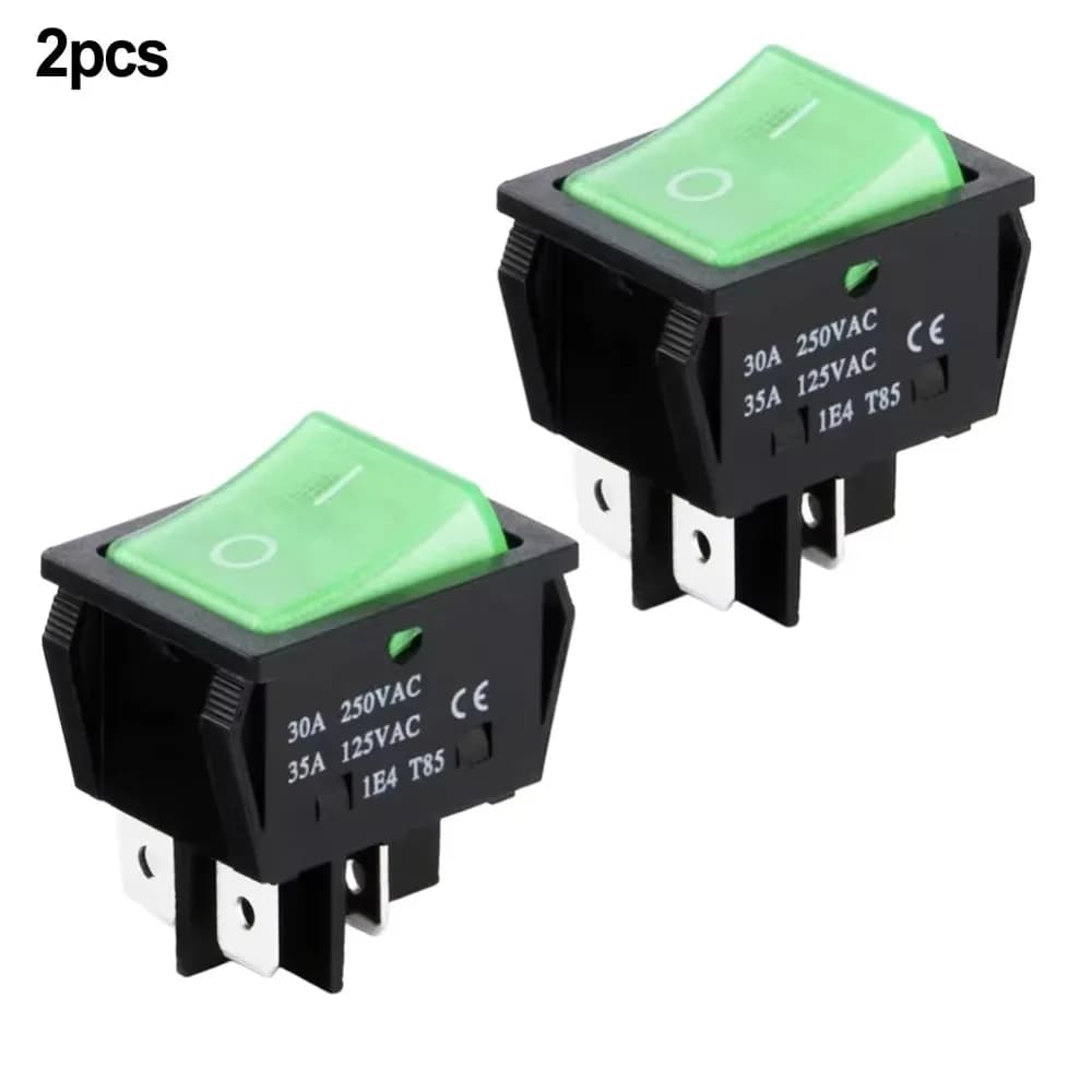 2pcs 4Pin Vacuum Cleaner Rocker Switches KCD4 30A 250V/35A 125V For Numatic Replacement Power Switch Parts Accessories