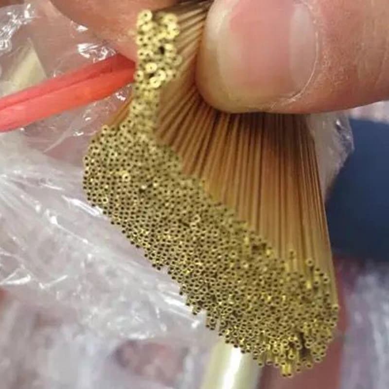 Brass Tube OD 0 8 5 5mm Length 495mm Round Brass Alloy Capillary Pipe Thickness 0 2 1 5mm Straight