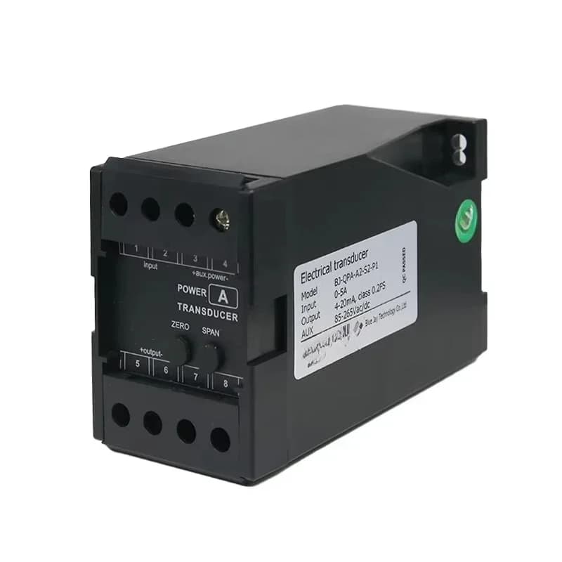 Multifunctional three-phase current and voltage sensor AC power sensor