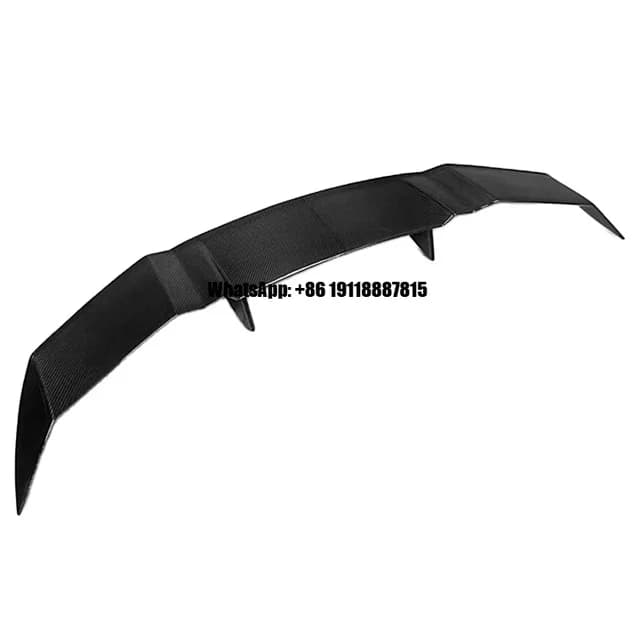 M Style Dry Carbon Fiber Rear Spoiler Rear Wing for Lamborghini Huracan LP580 LP610 EVO