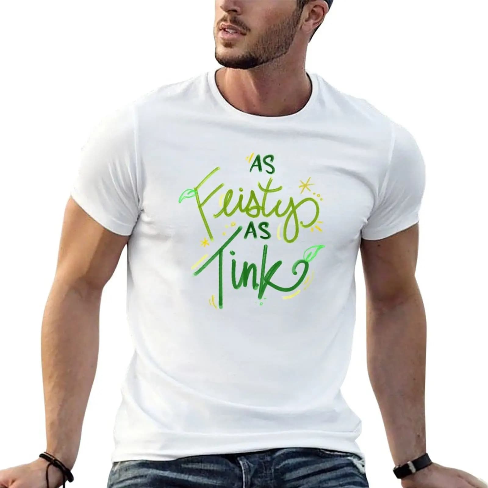As Feisty As Tink T-Shirt graphic shirts customs mens funny t shirts
