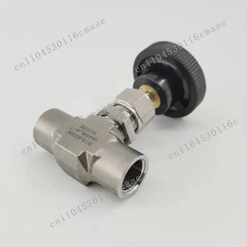 Heavy Duty Manual 6000 psi Industrial Hydraulic Flow Control Valve 1/2 Pipe for Media Valves