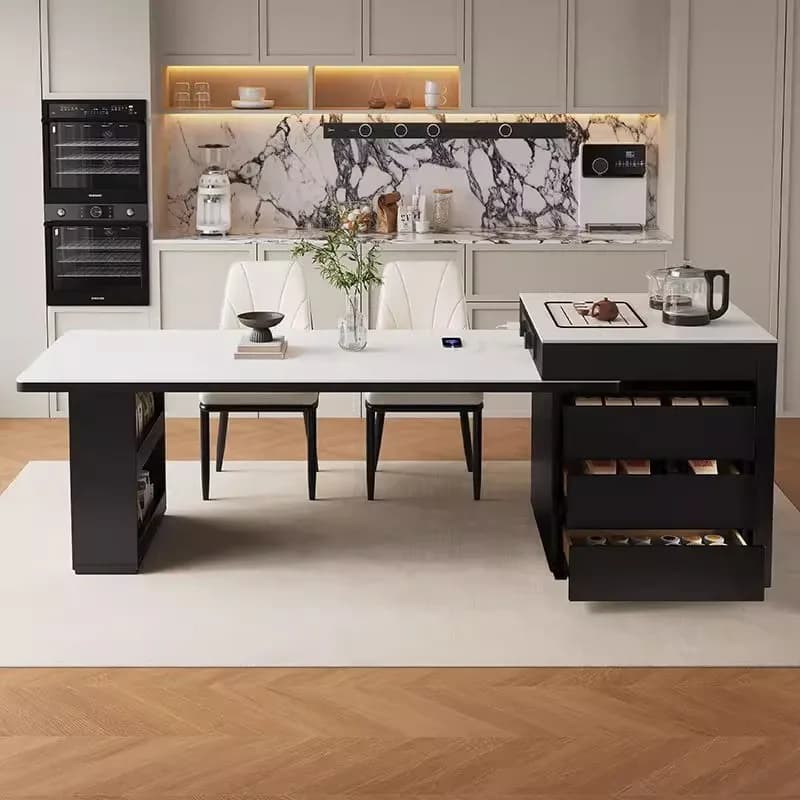 Nordic Modern Kitchen Islands Aesthetic Classic Premium Beauty Kitchen Islands Trendy With Storage Cuisine Meuble Furniture