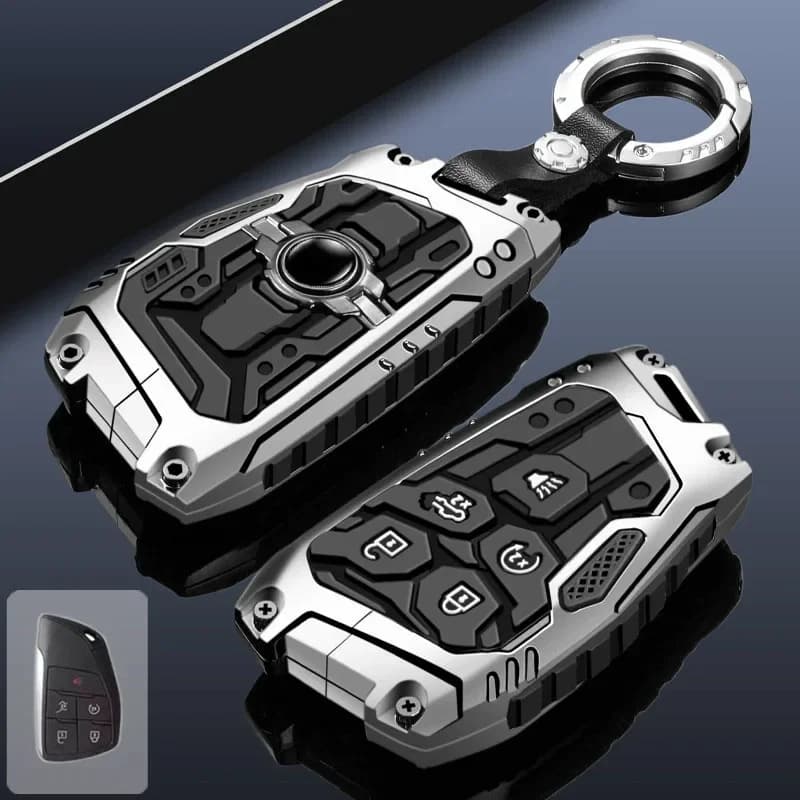 For GMC Yukon 4/5/6 Button Car Key Cover Case Shell For Chevrolet Tahoe Suburban For Buick ENVISION S Plus Avenir 2020 2021 2022