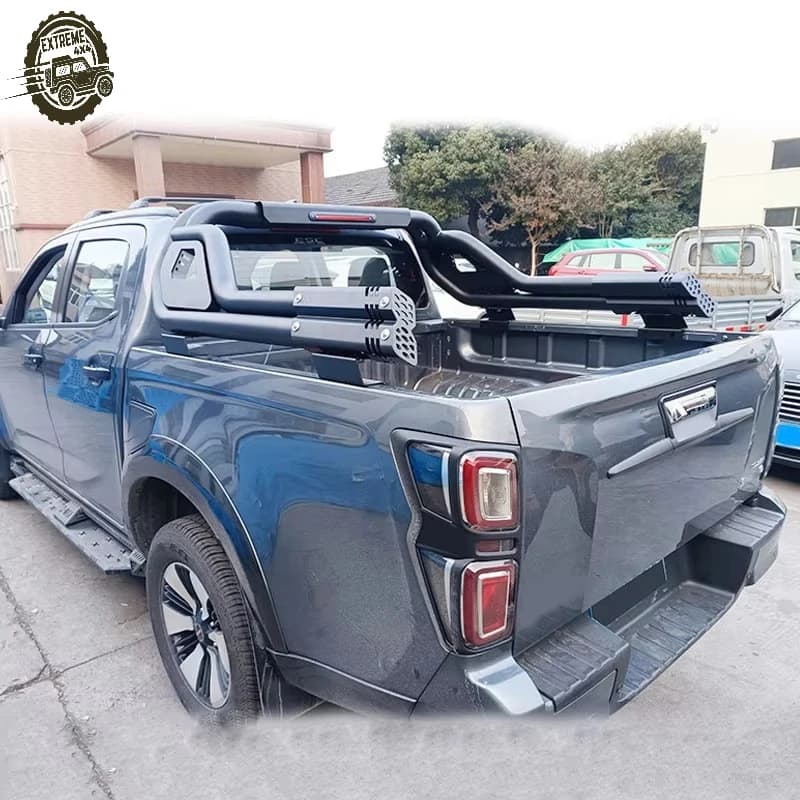 2022 Custom 4x4 Metal Stainless Steel/Steel Universal Roll Bar Anti-Roll Cage With Light for Pickup Truck Ranger 2019