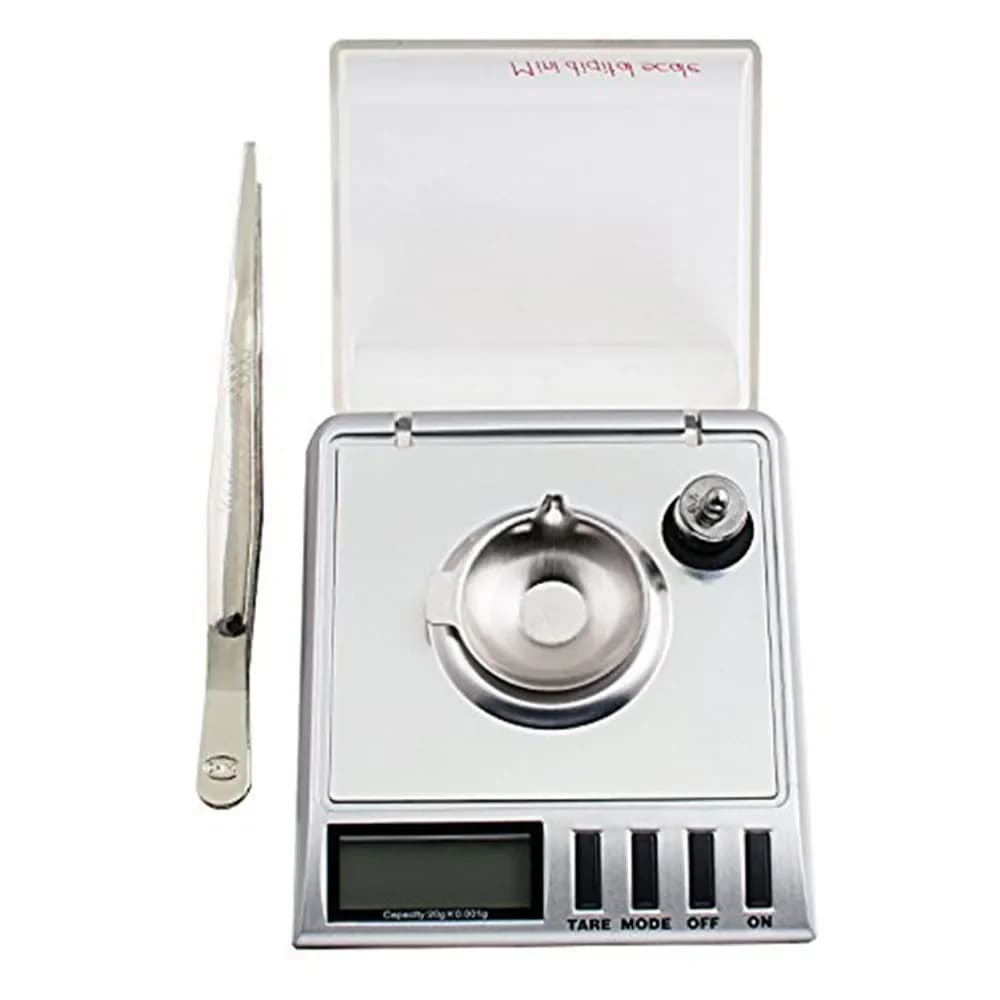 Mini Digital Jewelry Scale 0.001g High Precision Pocket Electronic Scale for Gold Gems Weighing