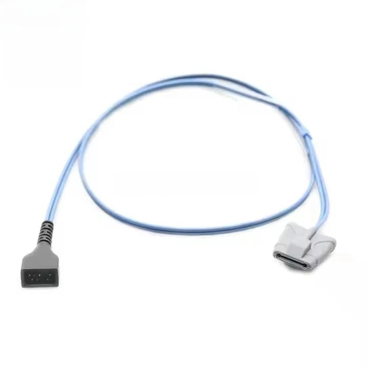 Reusable 7-Pin Silicone Soft Tip Spo2 Probe Child Compatible Sensor