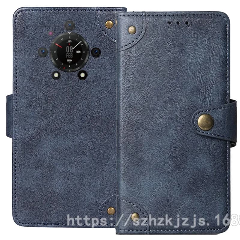 For Doogee S110 Case Leather Retro Metal Buckle Case Cover Conque Phone Accessories For Doogee S110 Fundas
