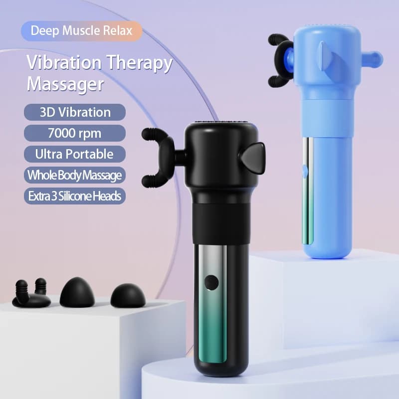 Professional Therapy Handheld Deep Tissue Vibration Massager for Full Body Pain Relief & Fascial Limitation