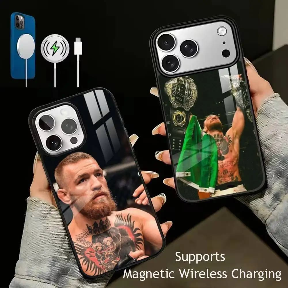 Conor McGregor Boxing gift   Phone Case For iPhone17,16,15,14,13,12,11 Plus,Pro Supports Magnetic Wireless Charging