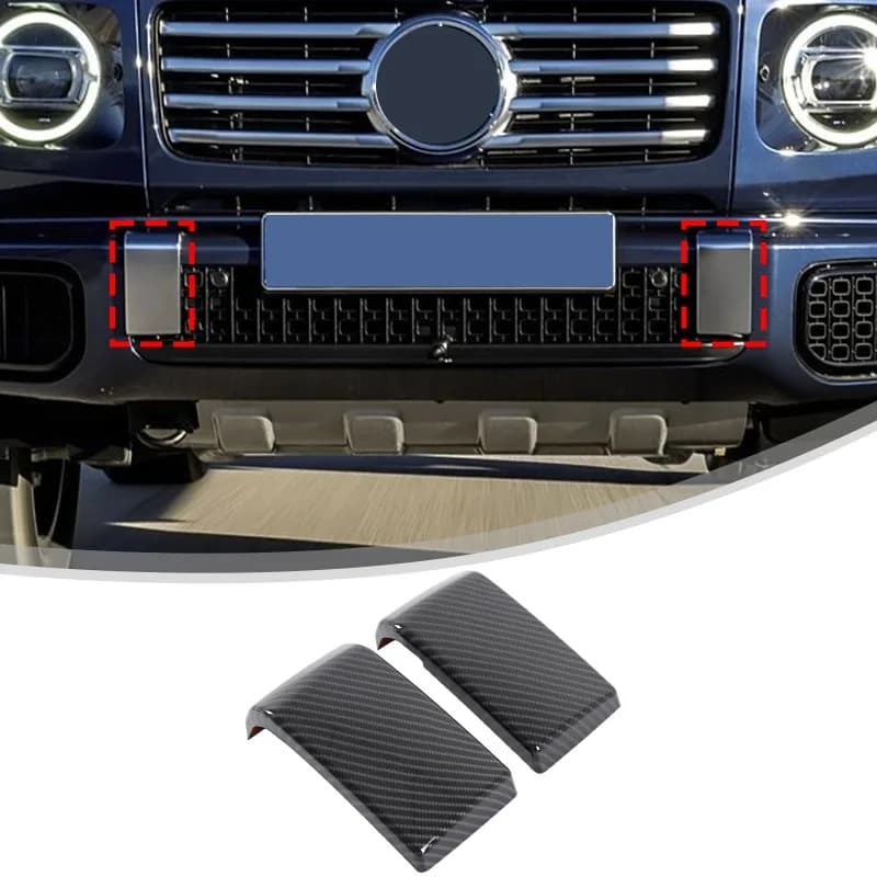 ABS For 2025+ Mercedes-Benz G-Class W463 Front Bumper Trim Panels Cover Stickers (Covering Parts) Car Interior Accessories