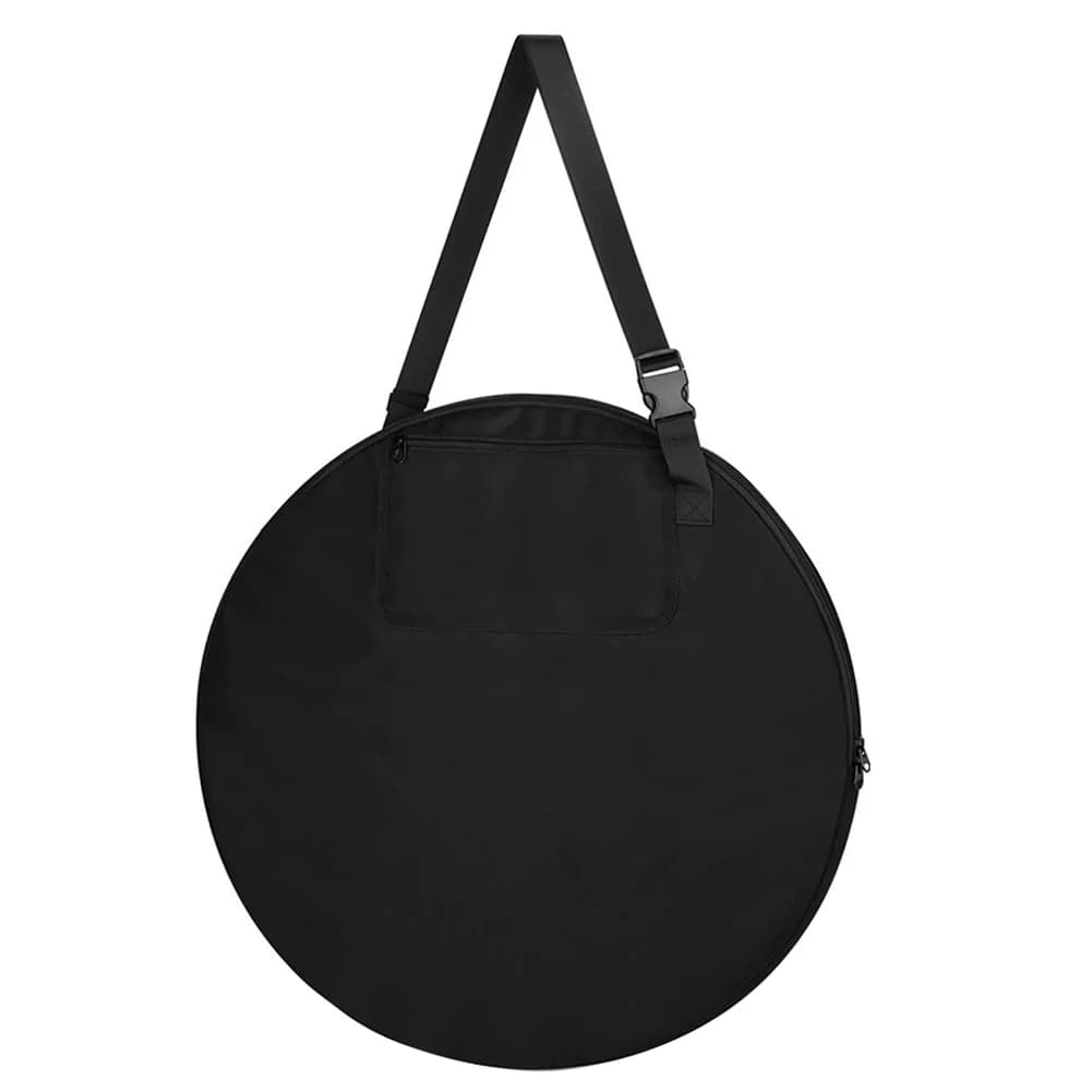 Foldable Storage Bag for Camping Tent Components Toiletries and Fitness Gear 23x23x1.57 Inches Black Weatherproof