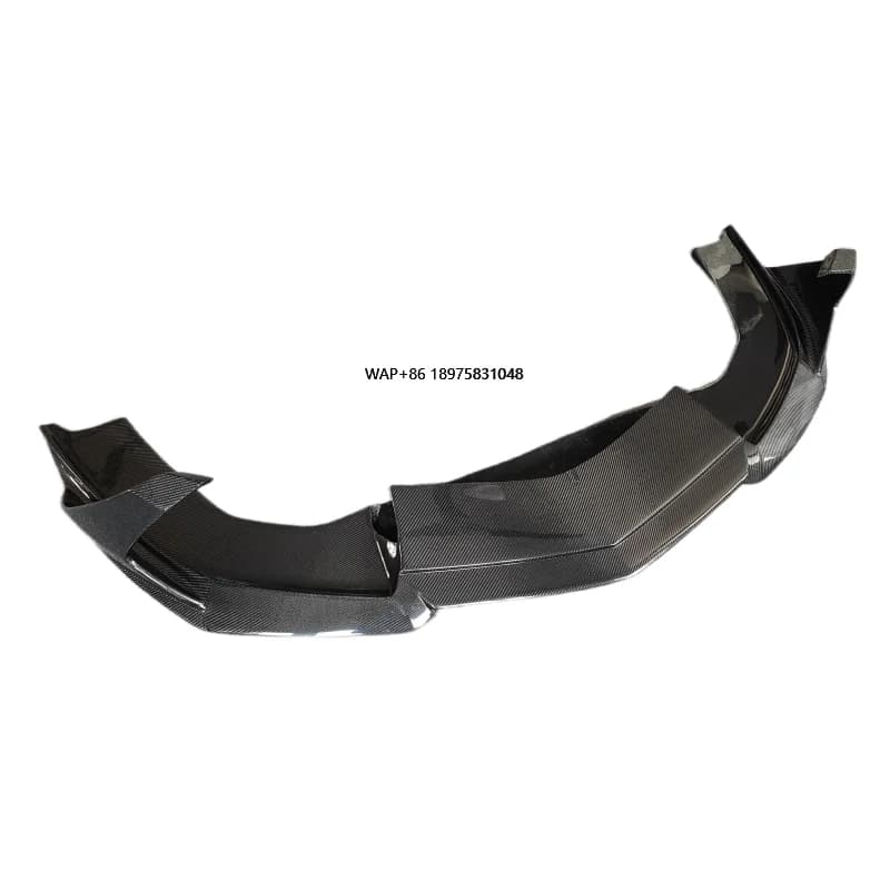 Upgrade for LP700 LP750 with V-Style Carbon Fiber Front Bumper Lip and Lower Lip Body Kit
