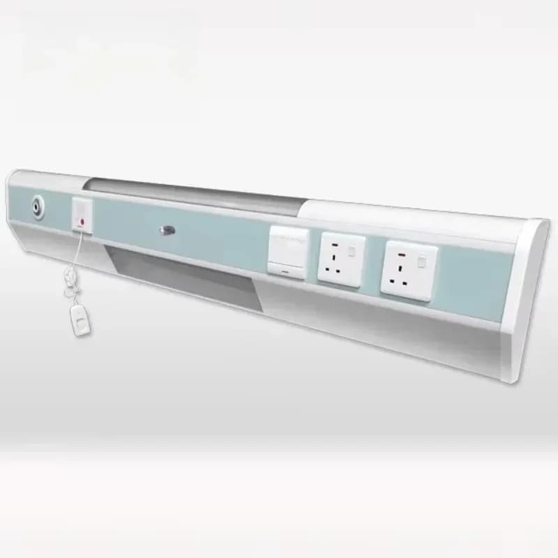 Hospital ward nursing equipment medical console bedside unit medical gas end point