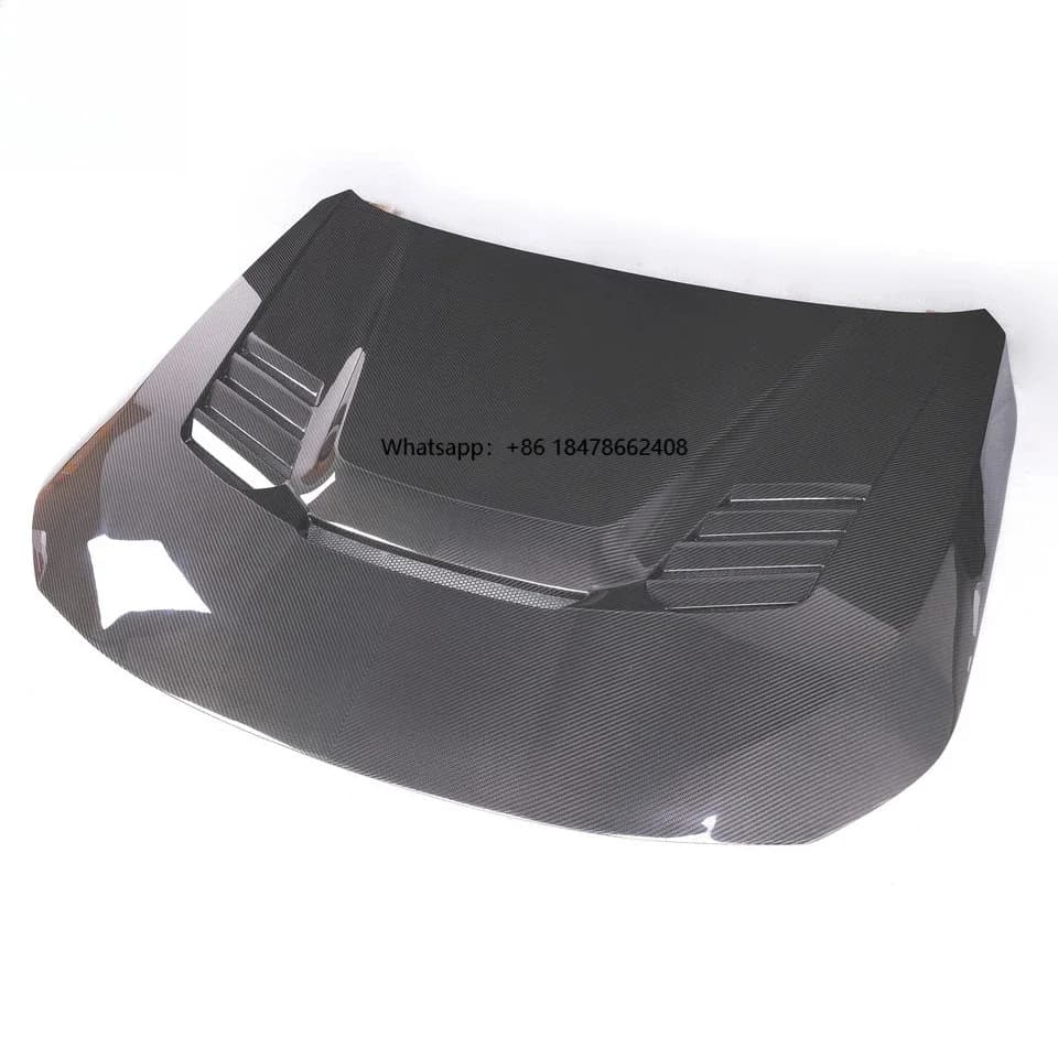 M2 G87 Dry Carbon Fiber Hood Front Engine Bonnet Hood Cover V Style for  M2 G87 Hood Shield 2023 2024 2025+Kit