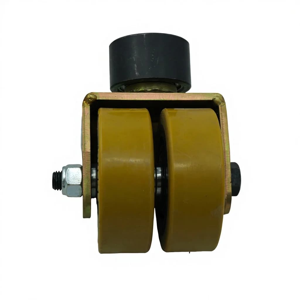 New Genuine Linde Original Forklift Support Wheel Assy 3724505508 (Polyurethane Ball Bearing) for T20AP T20SP Warehouse Use