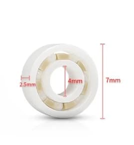 4x7x2.5 MR74 Full Ceramic Bearing ABEC-9 ZrO2 Sealed Ball Bearing 1Pcs