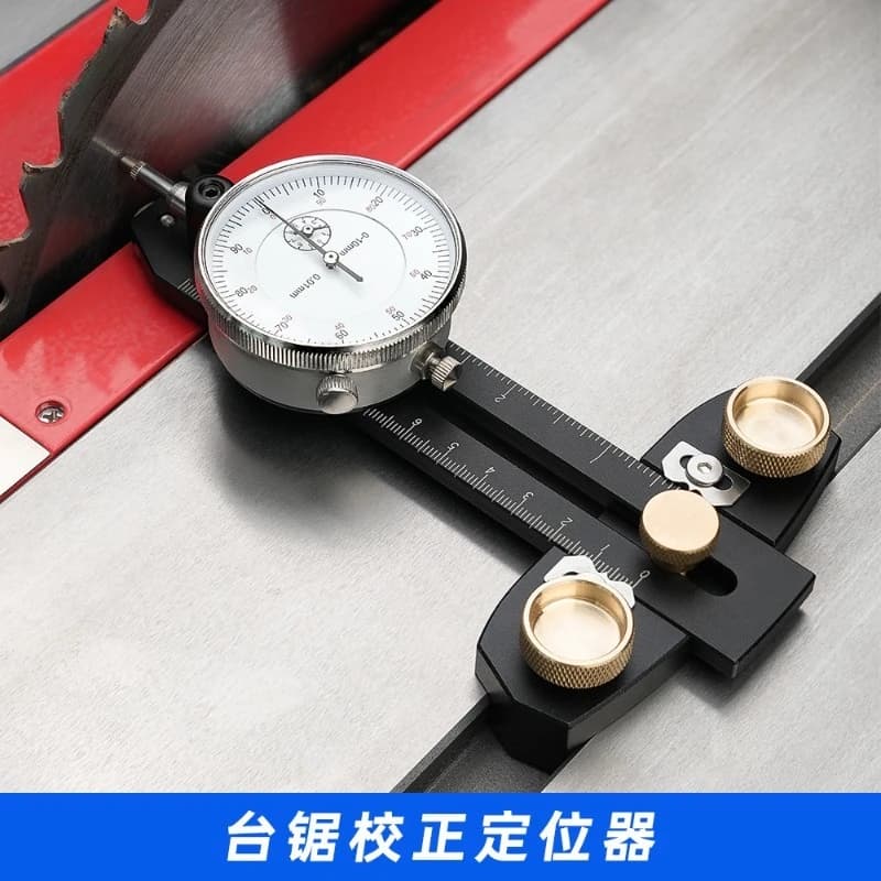 Table Saw Blade Alignment Locator, Thin Board Guide Clamp for Wood Panel Cutting Feeding Assistance