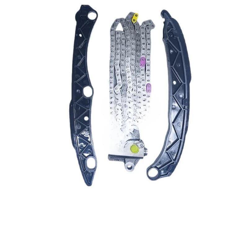 Engine Timing Chain Tensioner, Chain, Baffle