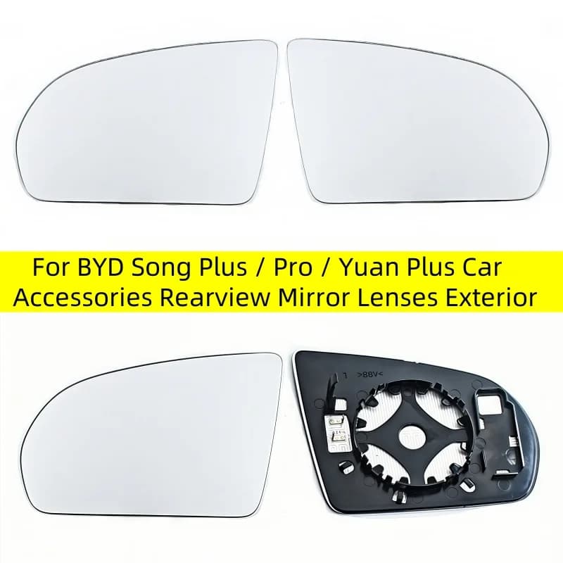 For BYD Song Plus / Pro / Yuan Plus Car Accessories Rearview Mirror Lenses Exterior Side Reflective Glass Lens with Heating 1
