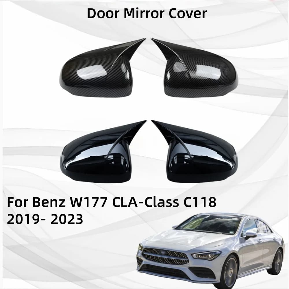 For Benz W177 CLA-Class C118 2019 2020 2021 2022 2023 Door Mirror Cover Car Accessories Exterior Components Decorate