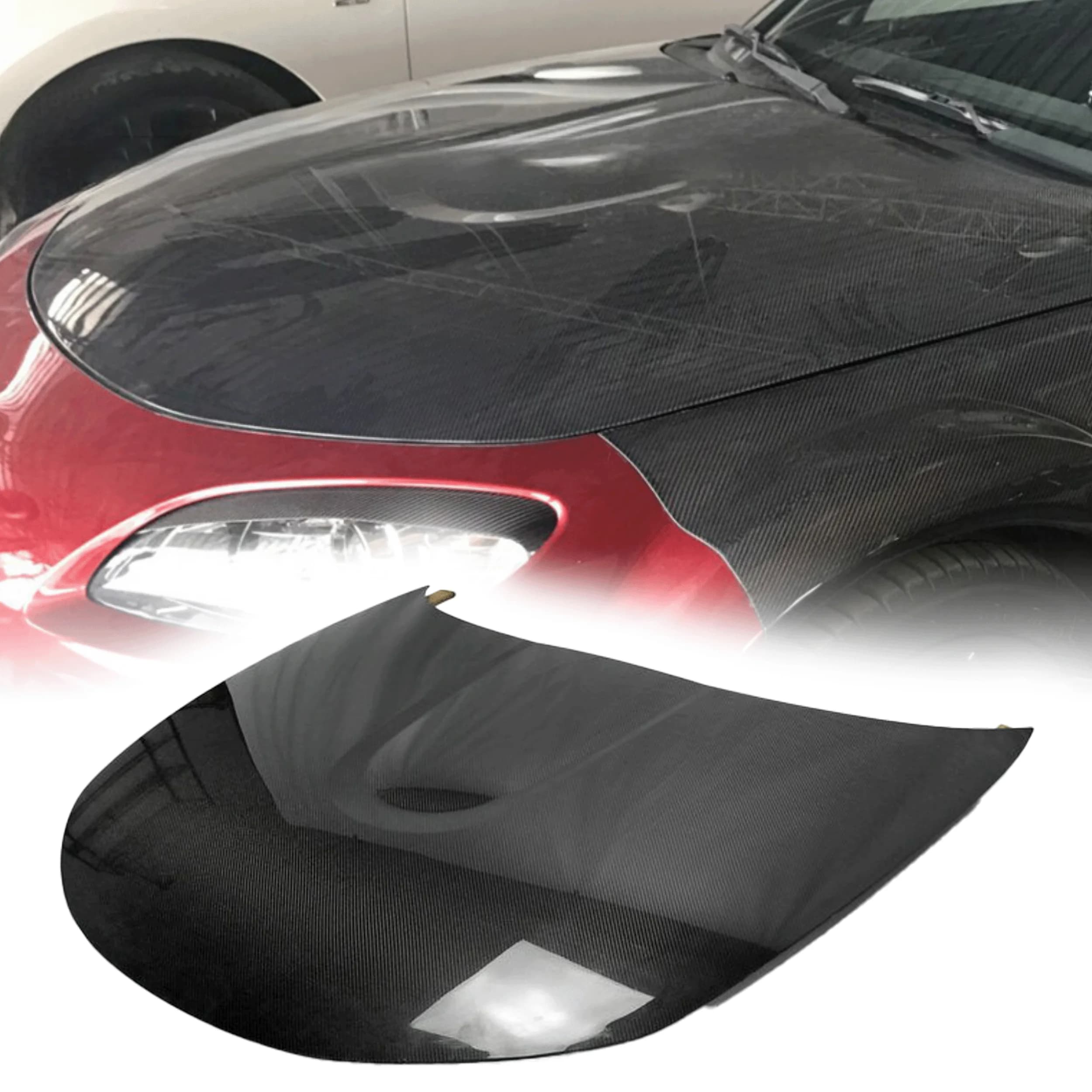 New Carbon Fiber OEM Hood for MX5 NC NCEC Roster Miata-Black Retrofit/Upgrade Part