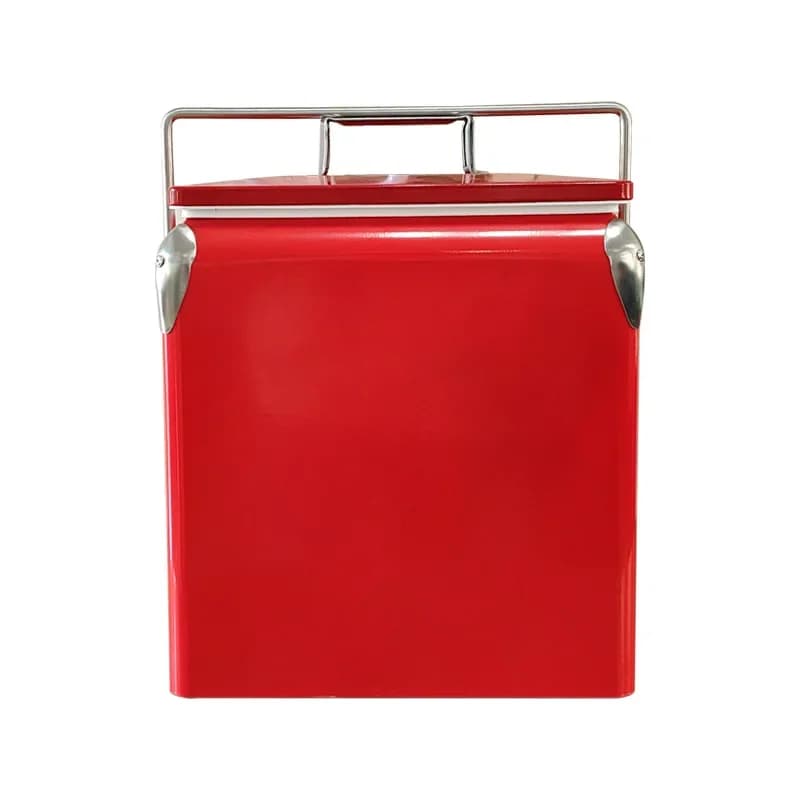 Portable metal insulation bucket, outdoor camping supplies