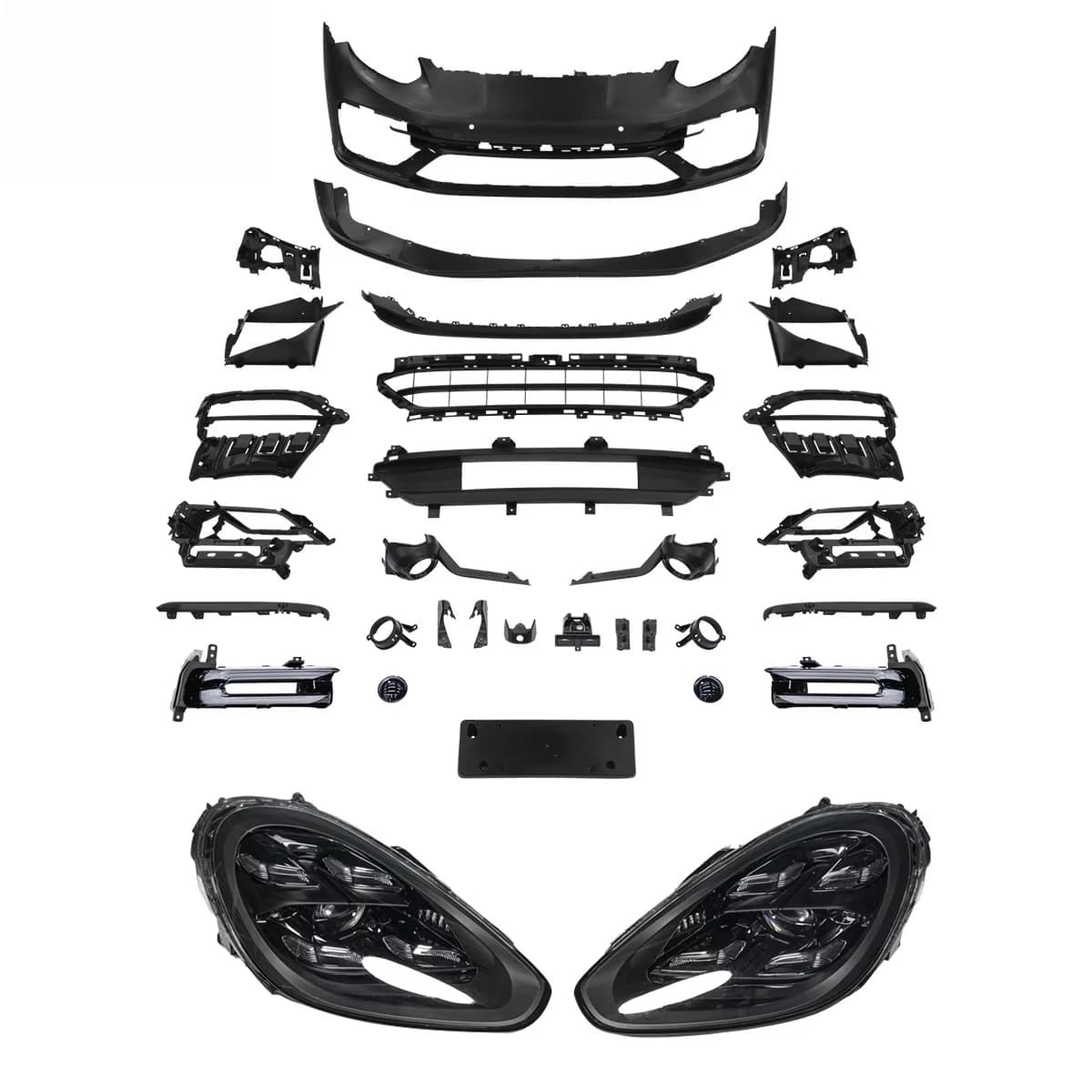 STLF PINDUN 2010-2016 Panameras Turbo Body Kit 970 971 Front Bumper Upgrade New Headlight Modification OEM Use 1 Year Warranty