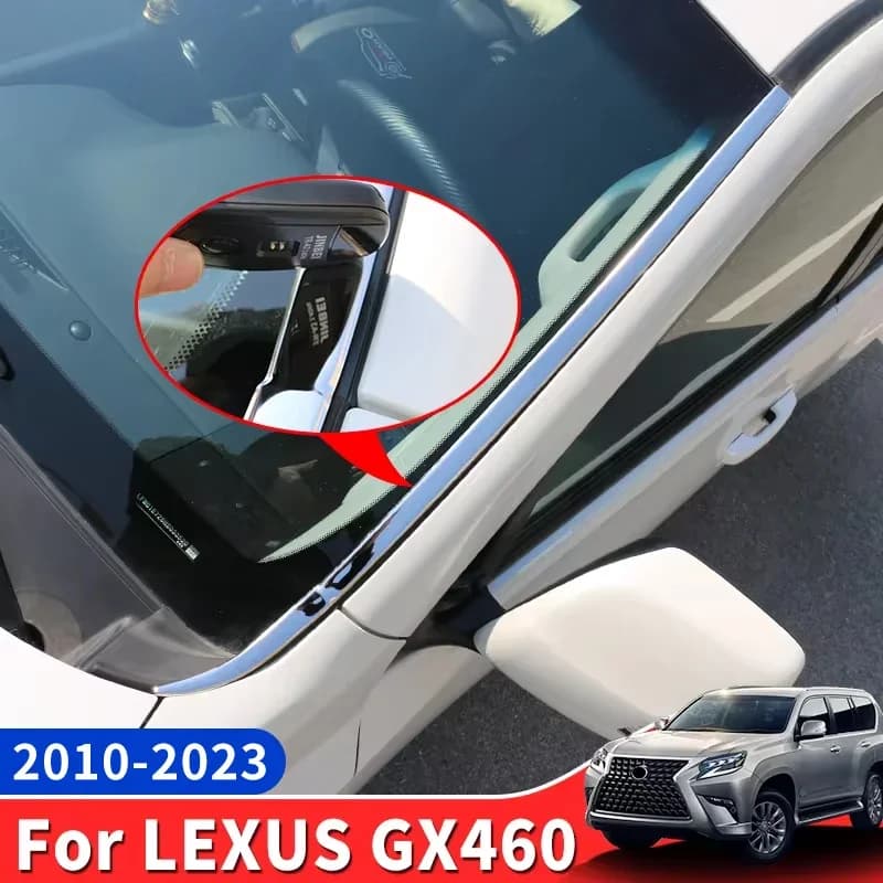 Foreside Windscreen Decorative Strip For Lexus GX460 GX 460 2010-2022 2021 2020 Exterior Accessories upgraded Chrome body parts