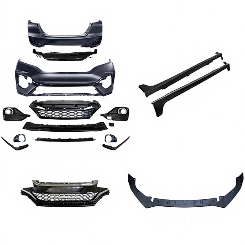 High Quality RS Conversion Body Kit For Fit Jazz GK5 2013-2020 PP Material Direct Fit