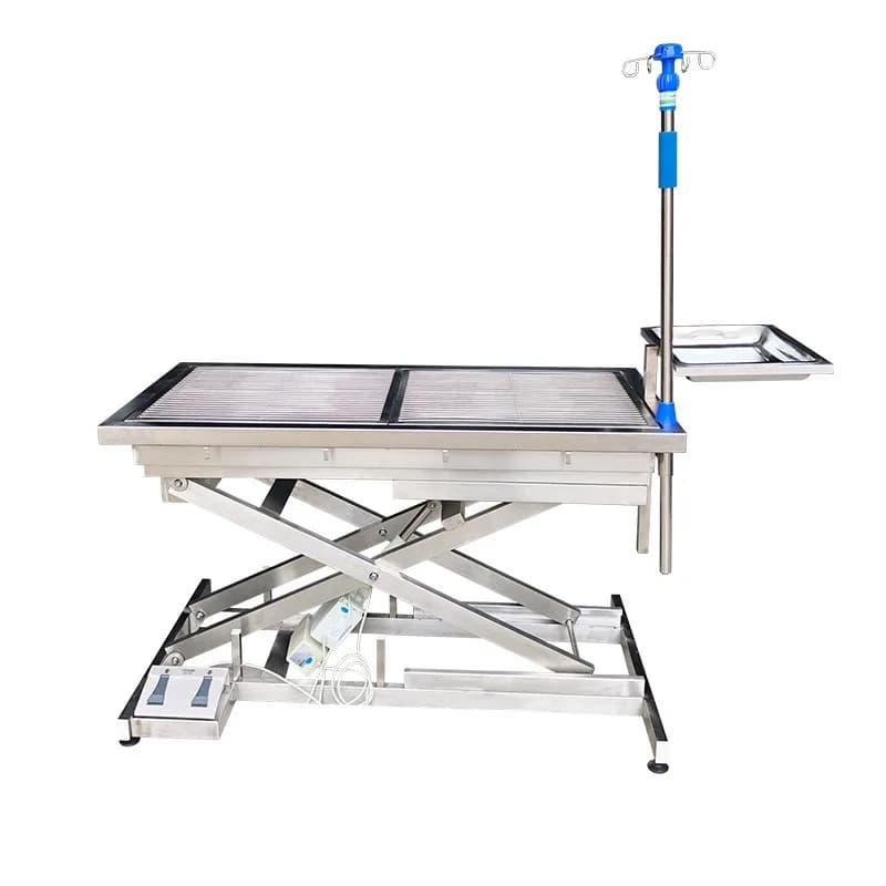 Pet electric constant temperature stainless steel animal treatment table beauty table