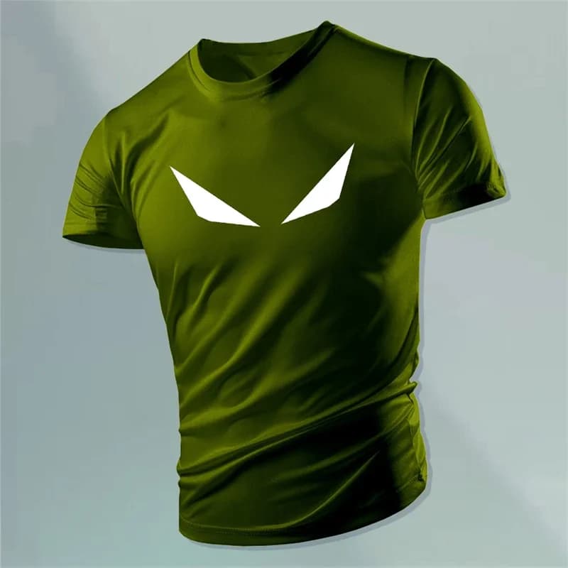 A Simple and Quick-drying Men's Sweatshirt, a 3D Printed Short-sleeved Shirt That Is Popular in Summer, a Loose and Breathable S
